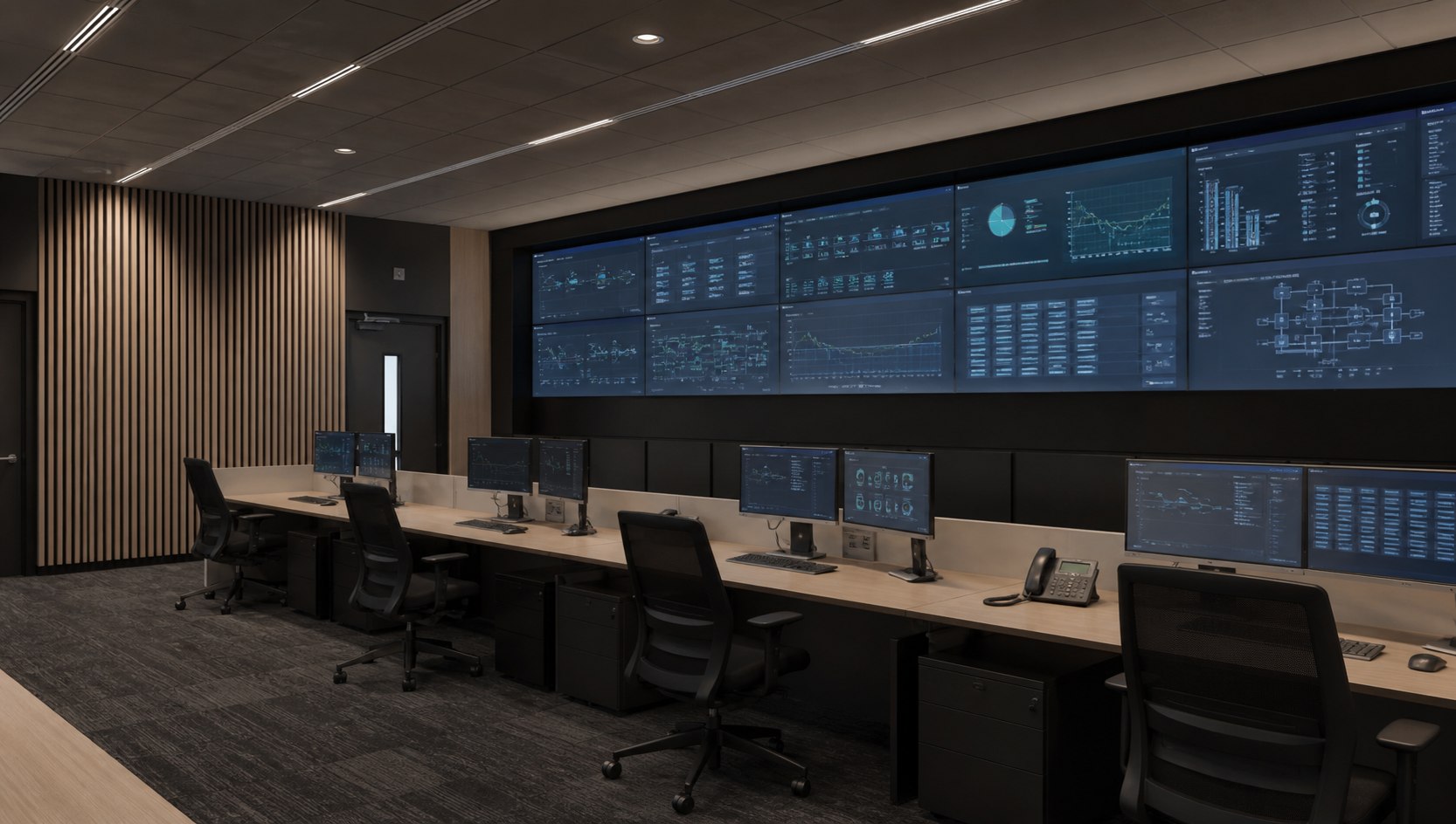 Salle de contrôle des opérations Data Center